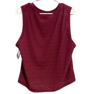 New Champion Maroon Sports Crop Tank Top Size 2XL
